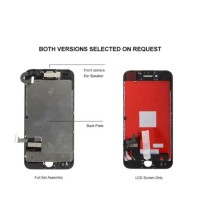 Pantalla iPhone 7 PLUS FULL SET NEGRA (con componentes) (incluye Botón Home + Altavoz + Cámara frontal)  (LCD + táctil) 